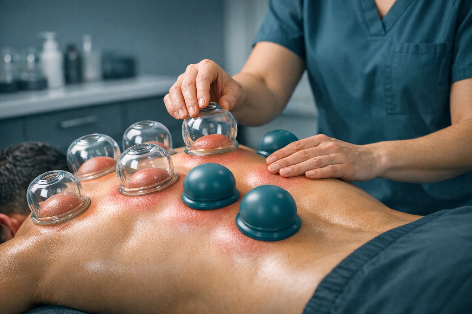Cupping therapy and myofascial release
